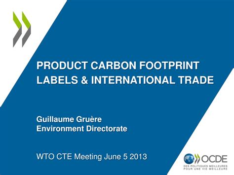 (PDF) PRODUCT CARBON FOOTPRINT LABELS & INTERNATIONAL TRADE