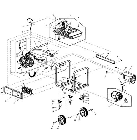 Coleman powermate 5000 parts diagram