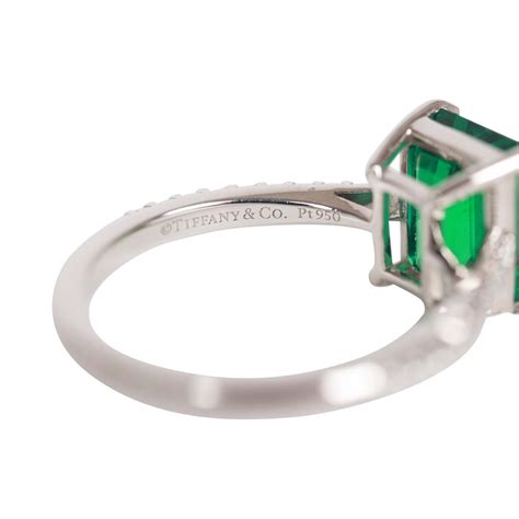 Tiffany Novo 2.91 Carat Emerald Engagement Ring