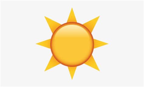 Emoji, Sun, And Png Image - Transparent Background Sun Emoji PNG Image | Transparent PNG Free ...