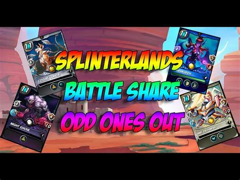 Splinterlands Share Your Battles Series Out Ones Out