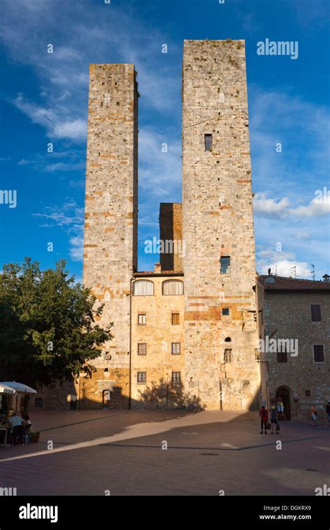 Towers in San Gimignano Stock Photo - Alamy