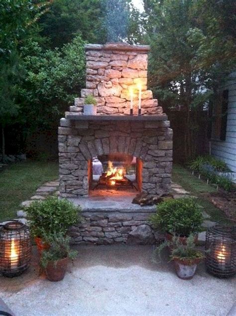 Diy Outdoor Fireplace Plans