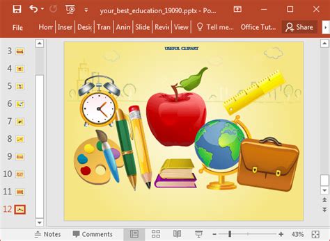 Animated Best Education PowerPoint Template