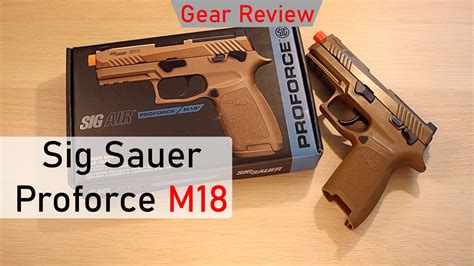 Sig Sauer Proforce M18 Airsoft Pistol : Watch this before buying ammo! - YouTube