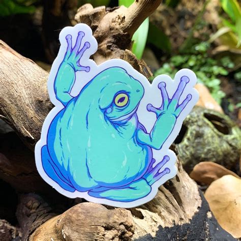 Tree Frog Vinyl Sticker | Bloozchicken