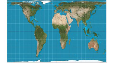 Geographically Correct World Map - United States Map