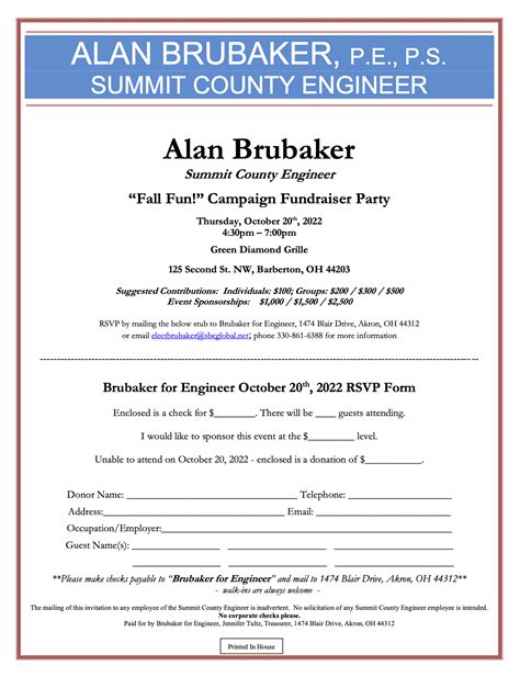 Alan Brubaker Fundraiser - Summit County Democratic Party