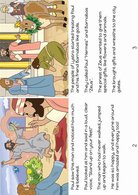 Paul and Barnabas in Lystra - Bible lesson for kids - Trueway Kids