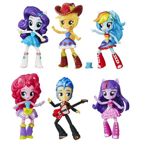 Buy Hasbro B8892 - My Little Pony Toy - Equestria Girls School Dance Collection - 6 x Mini Doll ...