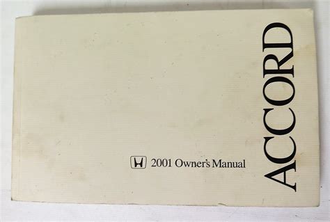 2001 Honda Accord Coupe Owners Manual: Honda: Amazon.com: Books