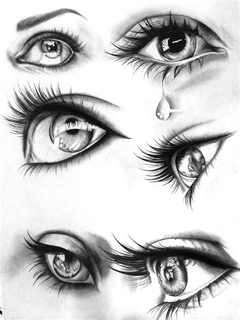 Première feuille: yeux réalistes | Eye illustration, Realistic eye drawing, Art drawings