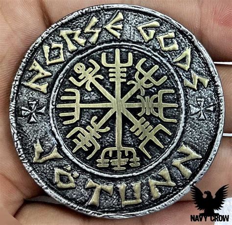 Aegir Viking Norse God Ancient Coin from Navycrow.Com