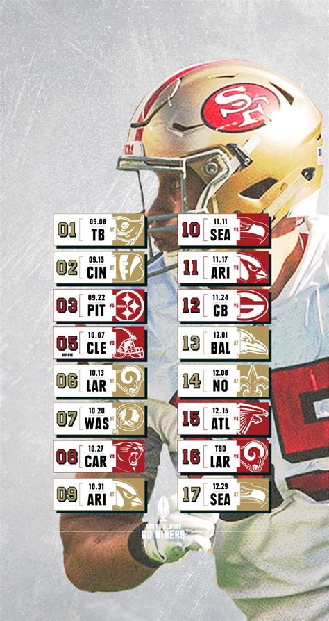 2019 49ers Schedule Wallpapers - Niners Nation