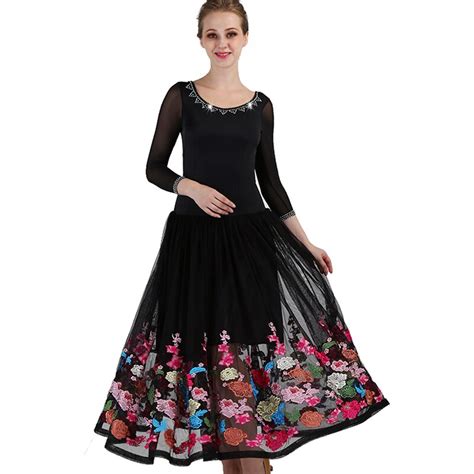 print ballroom dance dresses woman standard ballroom dress dance wear rumba costumes spanish ...