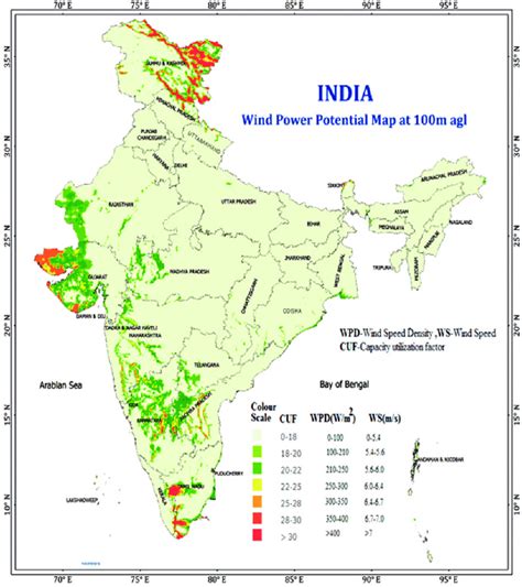 Wind Map Of India - Map Of New Hampshire