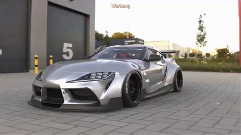 Tuning 2019 Pandem Toyota Supra A90 Widebody kit - YouTube