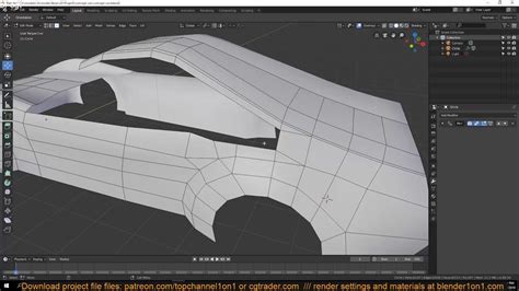 modeling a car in blender 2 8 without blueprints | Blender models, Car ins, Blender