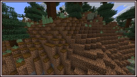 New Dirt Minecraft Texture Pack