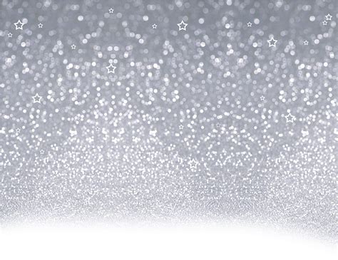 Silver Glitter Background Overlay Transparent