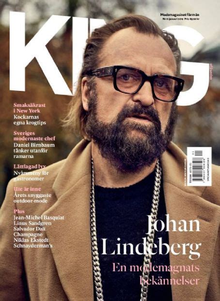 Johan Lindeberg, King Magazine January 2019 Cover Photo - Sweden