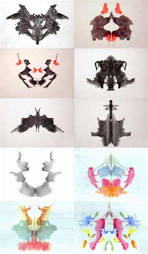 Test De Rorschach; Test des taches d'encre de Rorschach