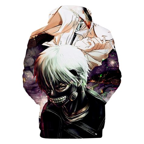 Anime Sweatshirt Menswear / Womens Top 3D Print Hooded Anime Tokyo ...