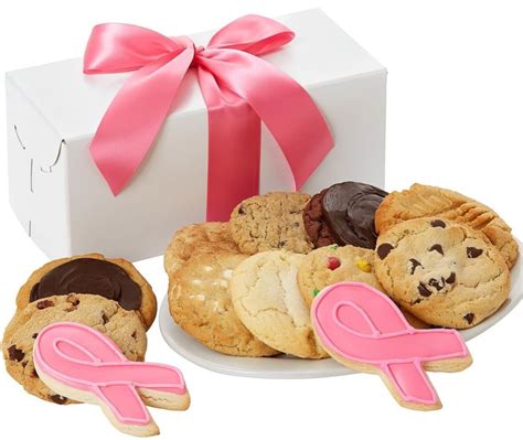 Pink Ribbon Cookie Box - Cookie Bouquets