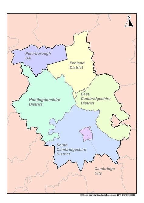 Basic Combined Authority districts | Cambridgeshire Insight Open Data