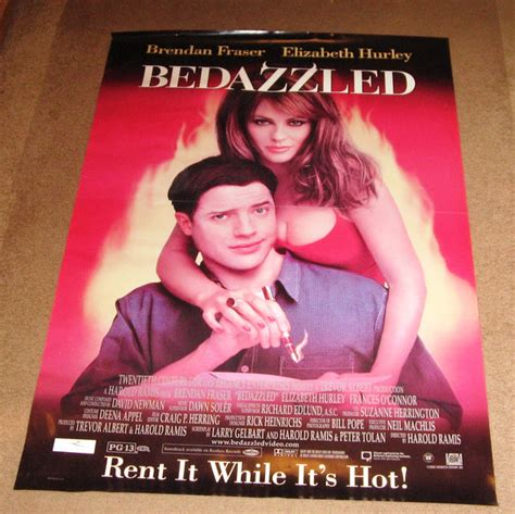 Bedazzled Movie Poster 27x40 Used Brendan Fraser, Elizabeth Hurley – Mason City Poster Company