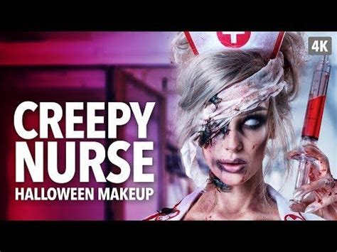 Creepy Nurse Halloween Makeup Tutorial - YouTube | Halloween nurse ...