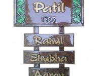 8 Name plates for home ideas | name plates for home, name plate design, door name plates