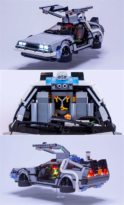 Back to the Future Fan Uses LEGO to Build Mini DeLorean Replica ...