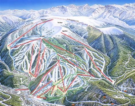 Winter Park Trail map - Freeride