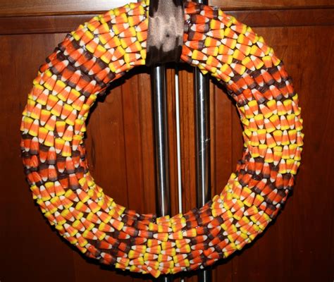 Pinheads Revisited – The DIY Candy Corn Wreath | Practice What You ...