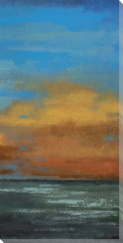 Blue Sky I Wrapped Canvas Giclee Print Wall Art - Wall Decor - Artwork