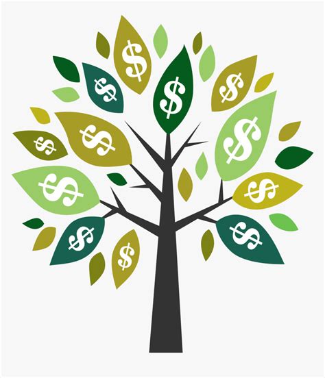 Clipart Dollar Signs Money Clip Art Freeuse Download - Transparent Background Money Tree Clipart ...