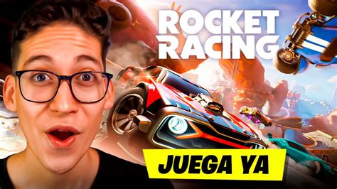 ¡YA DISPONIBLE! Nuevo MODO de CARRERAS **ROCKET RACING** en FORTNITE! (GAMEPLAY EXCLUSIVO) - YouTube