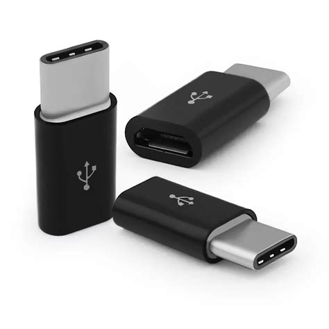 2pcs Original Type C USB Adapter Micro USB Female to USB 3.1 Type C ...