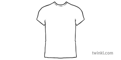 White Shirt Black Outline Clip Art At Vector Clip Art Online, Royalty Free Public Domain ...