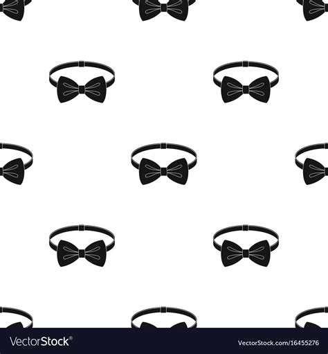 Bow tie icon in black style isolated on white Vector Image