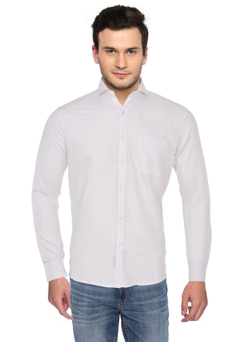 Men Casual White Shirt - Vasnam Fashion