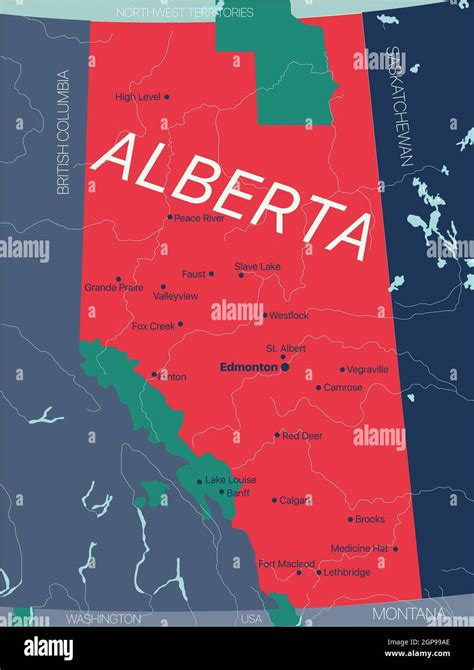 Map Of Alberta Canada With Cities And Towns – Get Map Update