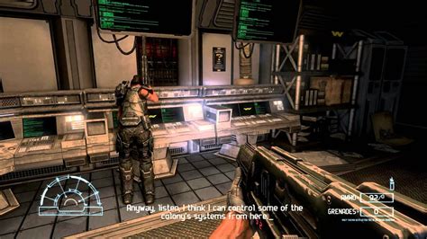 Aliens vs. Predator (2010) PC: Marine - Mission 1: Colony - Gameplay ...