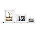 Amazon.com: Wallniture Denver 46" Black Floating Shelf for Wall Collage, Picture Ledge Shelf for ...