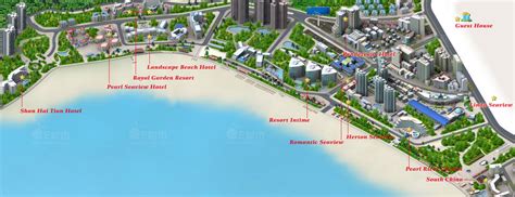 Sanya Hotel Map - Sanya • mappery