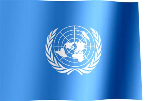 United Nations Flag GIF | All Waving Flags