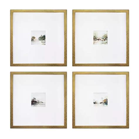 Abstract Landscape Framed Art Prints, Set of 4 | Kirklands Home