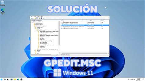 Habilitar e instalar gpedit.msc en Windows 11 (SOLUCION) - YouTube