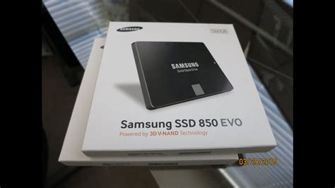 Samsung 850 Evo SSD Install And Review - YouTube